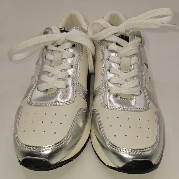 Vintage Havana, Silver and Blue Star Sneakers, Women's Size 6.5 - Picture 2 of 9
